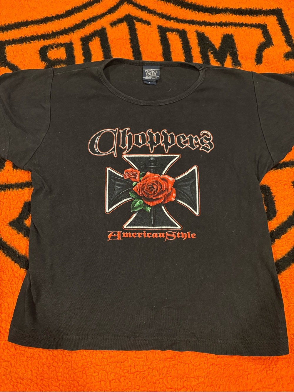 Grunge Biker Chopper Graphic Tee 2004 Sturgis